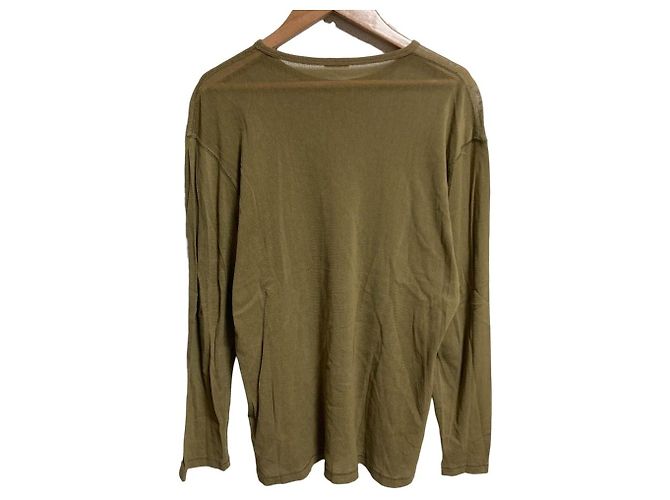 Autre Marque NOWOS Langarm-T-Shirt Strickware Beige - Ansicht 2