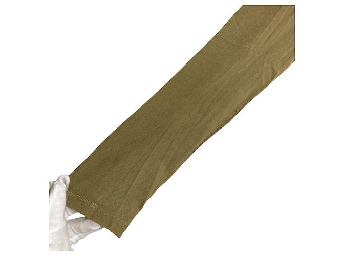 Autre Marque NOWOS Langarm-T-Shirt Strickware Beige - Ansicht 3