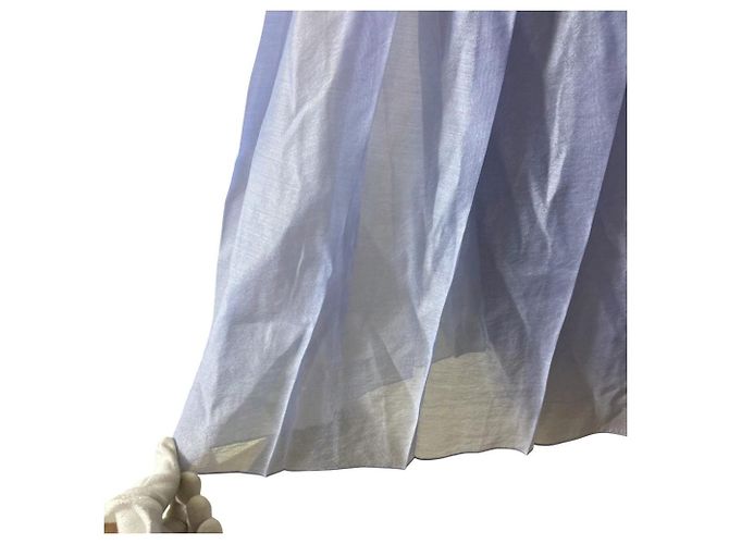Autre Marque Falda plisada transparente Diagram Mat Azul - vista 4