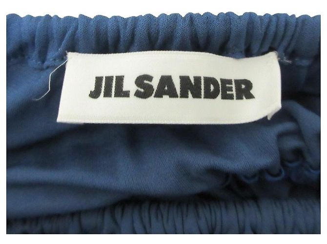 Falda maxi de rayón transparente Jil Sander Azul - vista 3