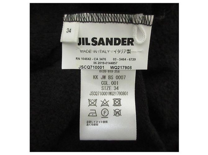 Jil Sander Strick-Maxikleid Schwarz - Ansicht 5
