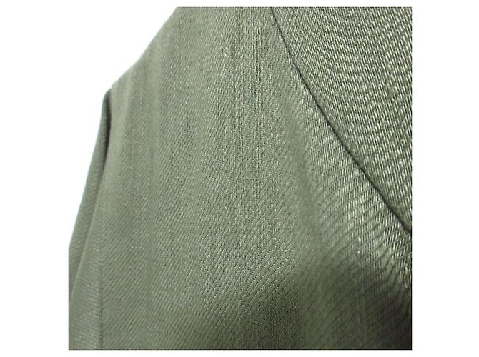 Autre Marque Leinen-Hemdkleid Y's for living Grün Khaki - Ansicht 3