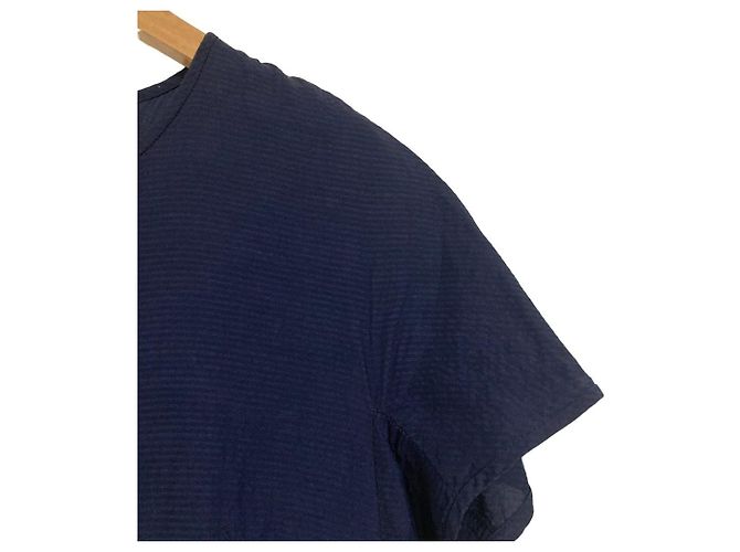 Vestido Max Mara de mezcla de lino S Azul Azul marino - vista 2