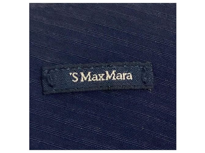 Vestido Max Mara de mezcla de lino S Azul Azul marino - vista 5