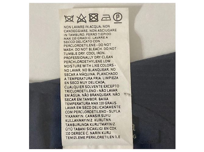 Vestido Max Mara de mezcla de lino S Azul Azul marino - vista 8