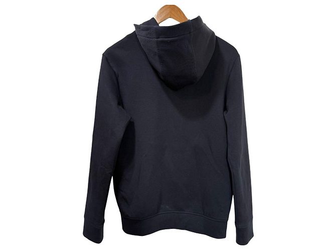 Sudadera con capucha de Double Jersey con logo EA grabado Emporio Armani Azul Azul marino - vista 2
