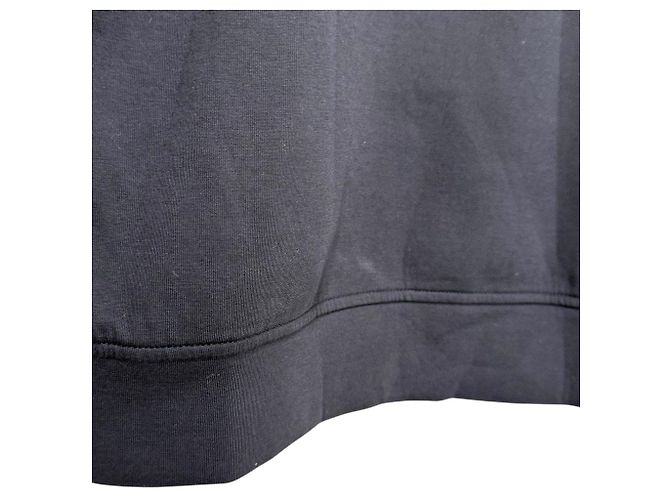 Sudadera con capucha de Double Jersey con logo EA grabado Emporio Armani Azul Azul marino - vista 3