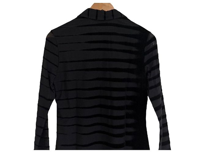 Autre Marque Diesel D-SHIRTY-C2 Mesh-Kleid Schwarz - Ansicht 5