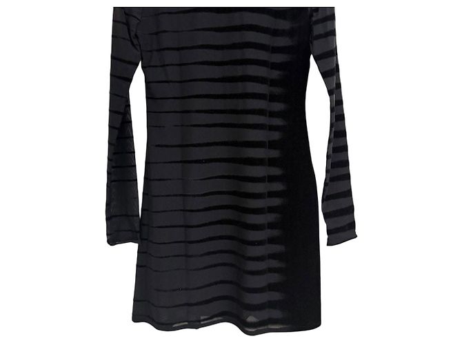 Autre Marque Diesel D-SHIRTY-C2 Mesh-Kleid Schwarz - Ansicht 6