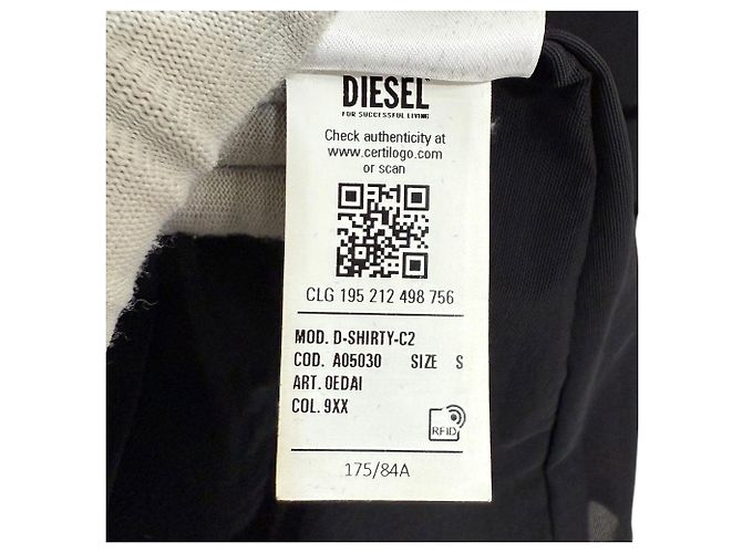 Autre Marque Diesel D-SHIRTY-C2 Mesh-Kleid Schwarz - Ansicht 9