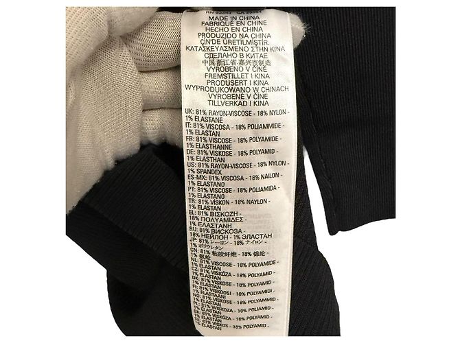Autre Marque Diesel M-NASHVILLE Strickkleid Schwarz - Ansicht 8