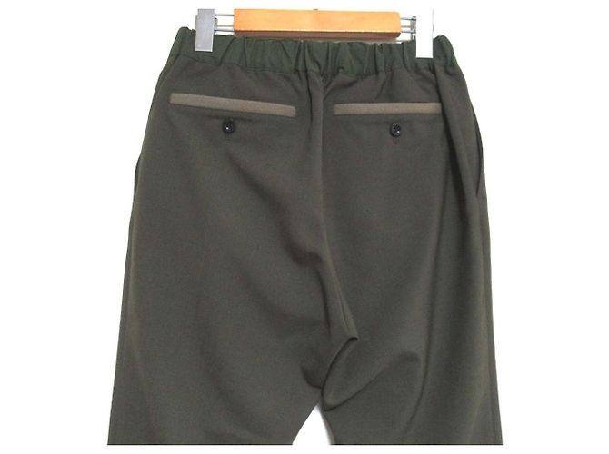 Sacai Anzugshose Grün Khaki - Ansicht 4