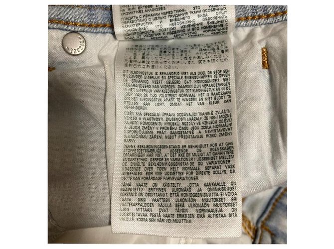 Autre Marque Diesel DE-GINNY Denim Shorts Blau Hellblau - Ansicht 13