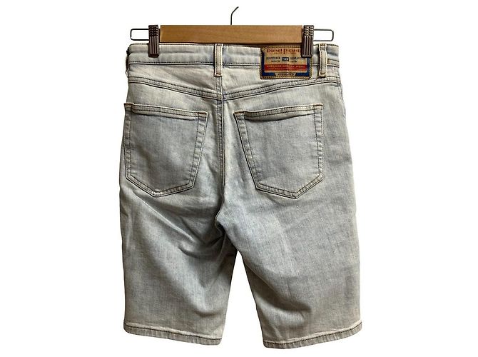 Autre Marque Diesel DE-GINNY Denim Shorts Blau Hellblau - Ansicht 3