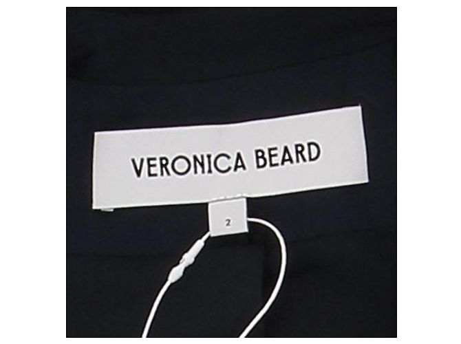 Veronica Beard Jacke Marineblau Viscose Größe 2 - Ansicht 6