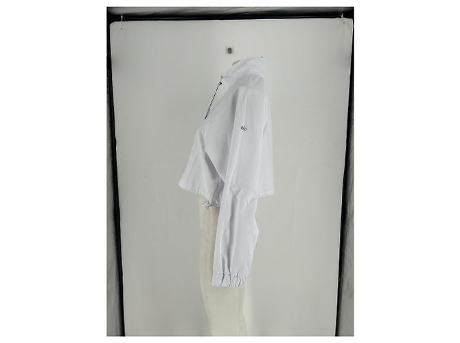 Yves Salomon Giacca cropped sport bianca Bianco - vista 3