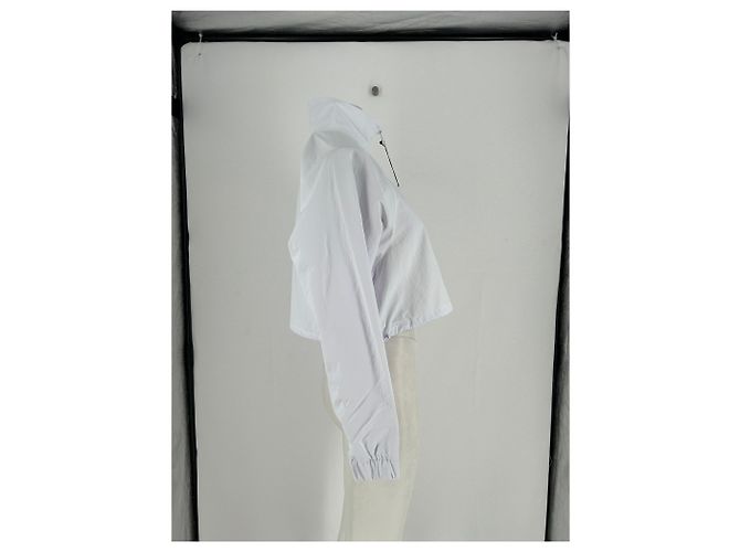 Yves Salomon Giacca cropped sport bianca Bianco - vista 4