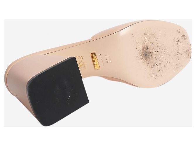 Gucci Rosa Mules mit Pferdebit - size EU 37.5 (UK 4.5) Pink - Ansicht 5