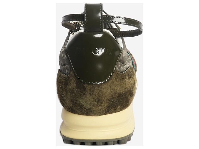 Gucci Olive Re-Motion Sneaker - Größe EU 35.5 Grün - Ansicht 3
