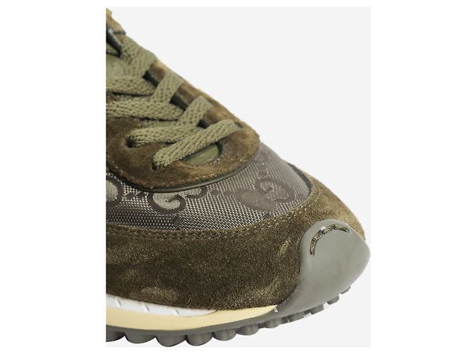Gucci Olive Re-Motion Sneaker - Größe EU 35.5 Grün - Ansicht 4