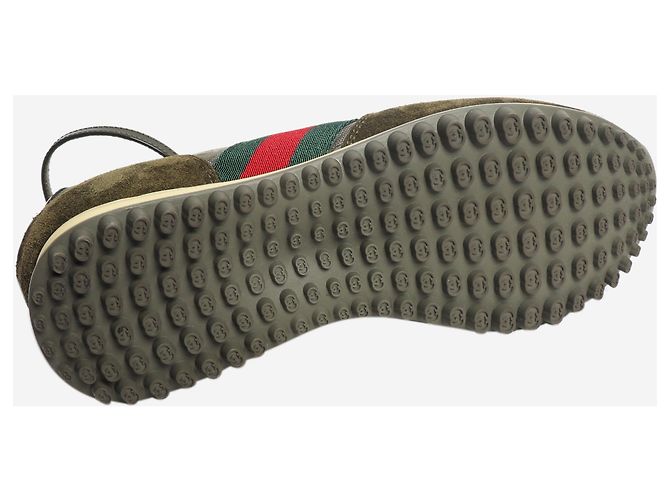 Gucci Olive Re-Motion Sneaker - Größe EU 35.5 Grün - Ansicht 6