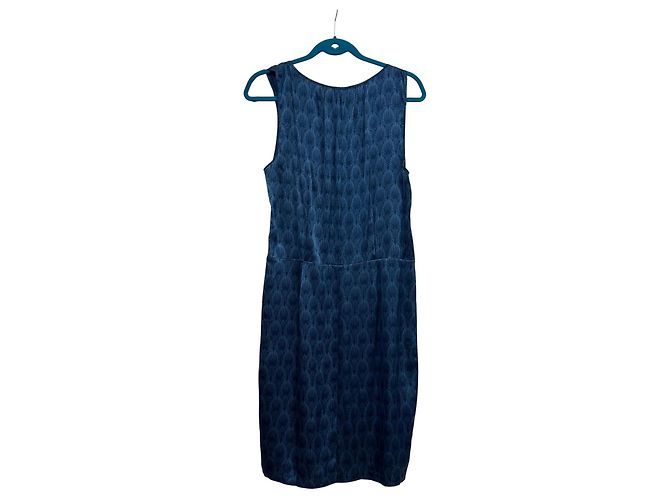 Autre Marque Vestido sin mangas estampado azul Dea Kudibal - vista 3