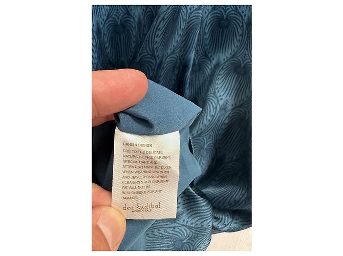 Autre Marque Vestido sin mangas estampado azul Dea Kudibal - vista 5