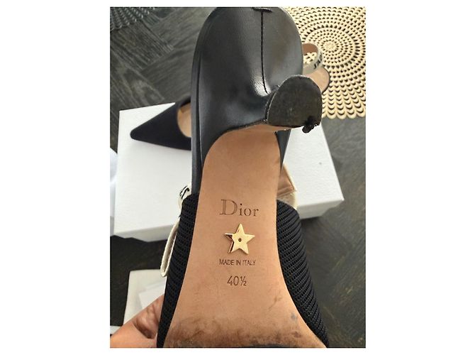 Décolleté Slingback Dior J'Adior Nero - vista 3