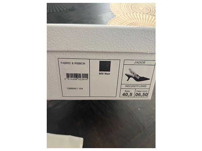 Décolleté Slingback Dior J'Adior Nero - vista 6