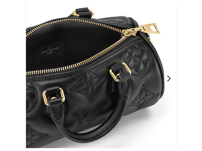 Borsa Louis Vuitton Papillon BB Black Nero - vista 11