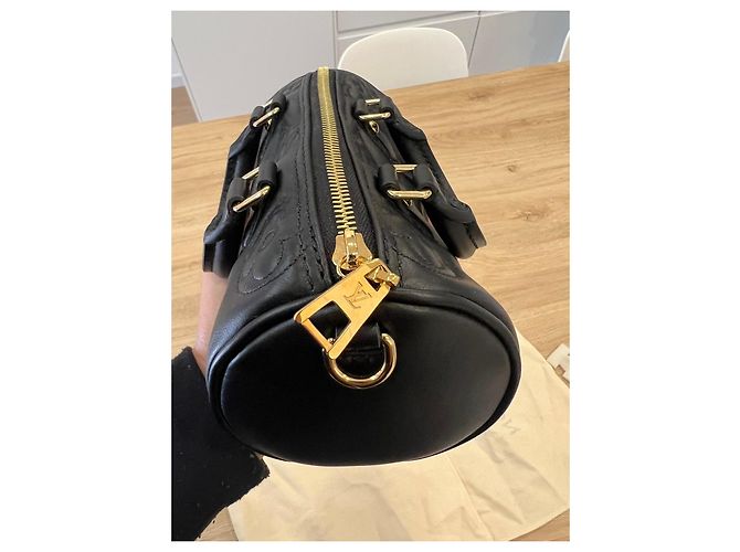 Borsa Louis Vuitton Papillon BB Black Nero - vista 7