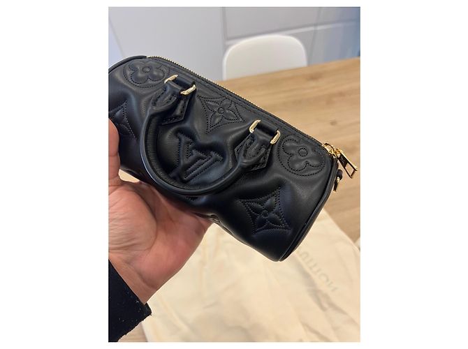 Borsa Louis Vuitton Papillon BB Black Nero - vista 8