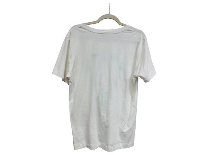 Autre Marque Camiseta Escada Sport de algodón blanco con detalle de cinta azul - vista 4