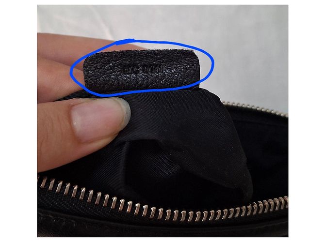 Pochette Dior in pelle nera Nero - vista 3
