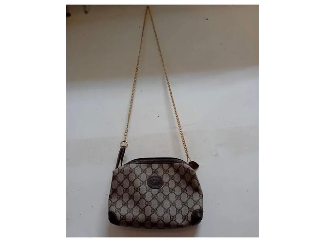 Borsa a tracolla Gucci GG Supreme Marrone Monogramma - vista 6