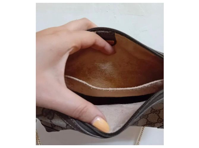 Borsa a tracolla Gucci GG Supreme Marrone Monogramma - vista 7