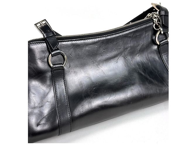 Borsa a mano Christian Dior Hardcore in pelle Nero - vista 5