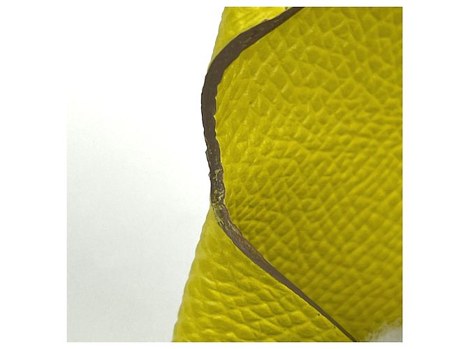 Hermès Monedero Hermes Bastia en Amarillo Soufre - vista 4