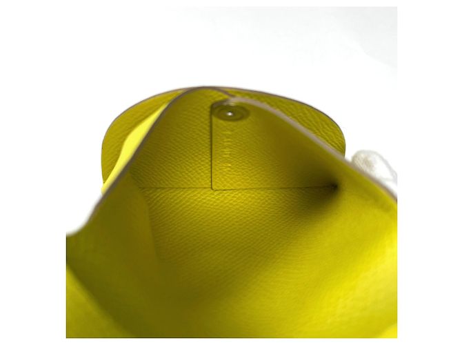 Hermès Monedero Hermes Bastia en Amarillo Soufre - vista 5