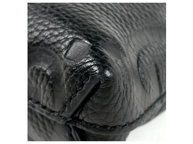 Borsa a tracolla 2-Way in pelle Gucci Jumbo GG Guccissima Nero - vista 3