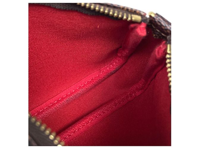 Louis Vuitton Mini Pochette Accessoires Marrone Damier ebene - vista 5