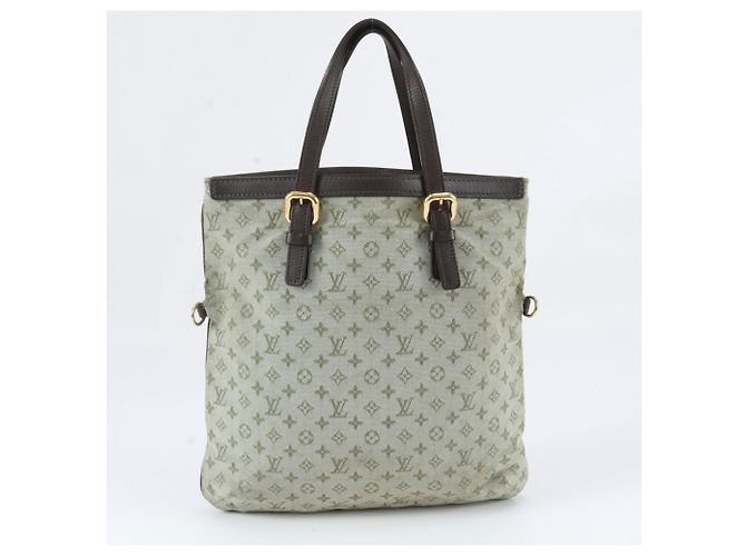 Borsa Louis Vuitton Monogram Mini Françoise Khaki Cachi Monogramma - vista 3