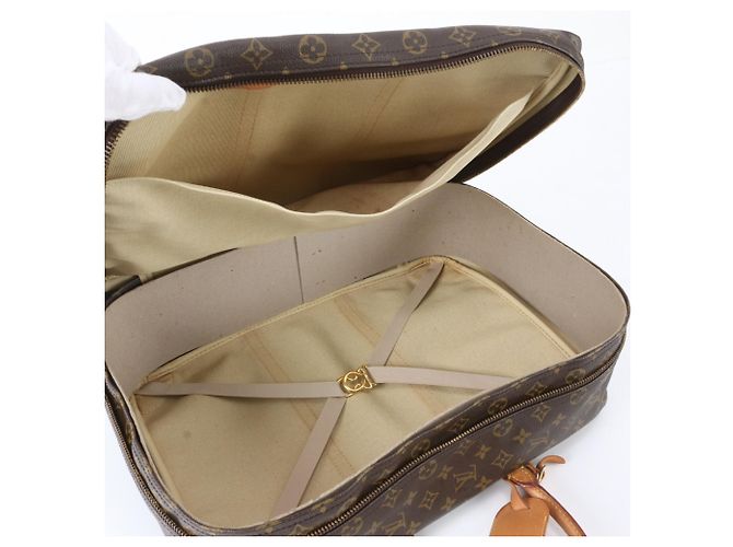 Borsa Boston Louis Vuitton Monogram Sirius 45 Marrone Monogramma - vista 7
