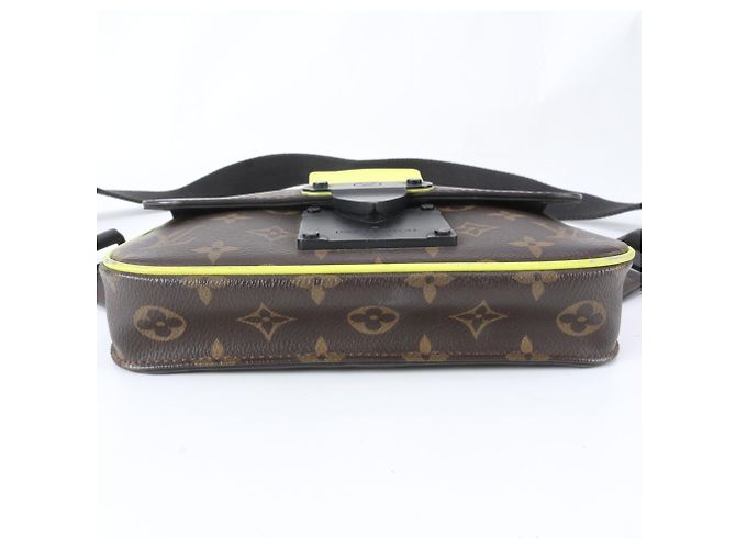 Borsa Sling Louis Vuitton Monogram Macassar S-Lock Marrone Monogramma - vista 6