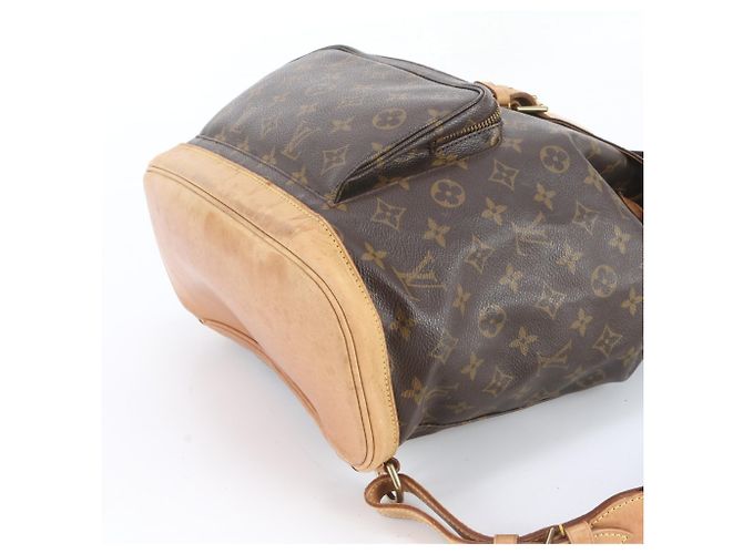 Zaino Louis Vuitton Monogram Montsouris GM Marrone - vista 4