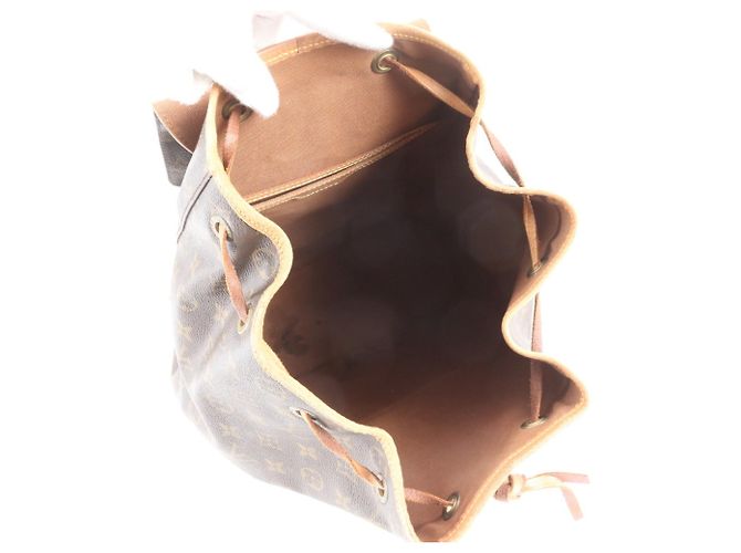 Zaino Louis Vuitton Monogram Montsouris GM Marrone - vista 7