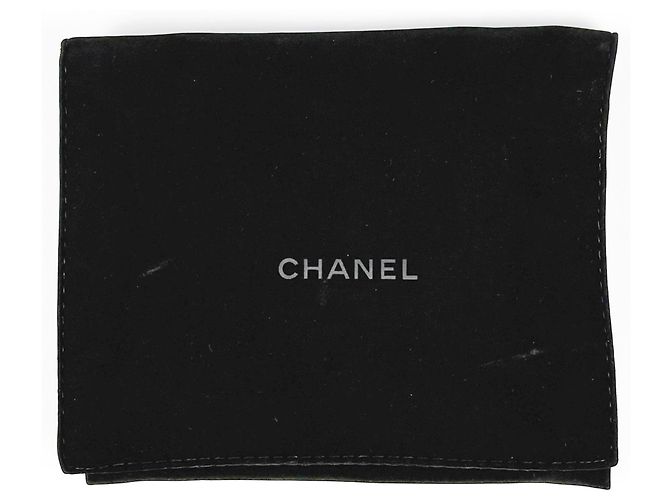 Chanel Navy Tri-fold Geldbörse Marineblau - Ansicht 7