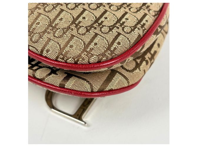 Borsa a tracolla Christian Dior con motivo Rasta Trotter Marrone Multicolore - vista 3