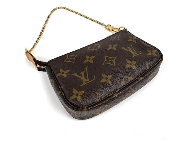 Louis Vuitton Monogram Mini Pochette Accessoires Marrone - vista 2