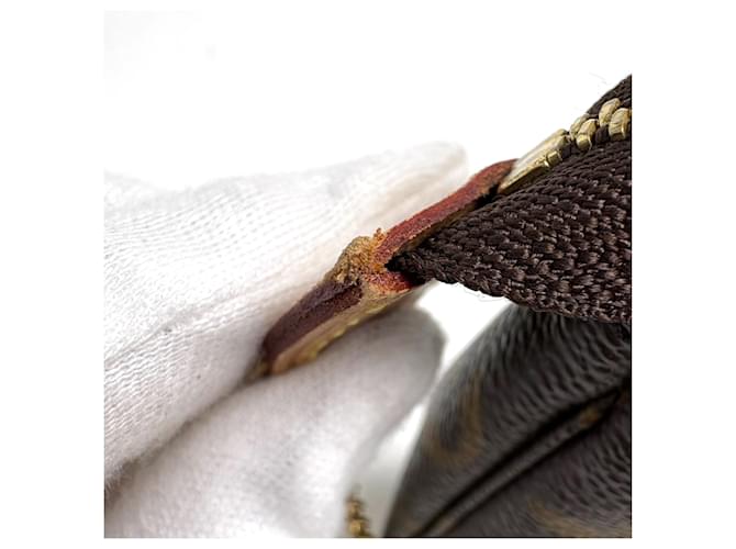 Louis Vuitton Monogram Mini Pochette Accessoires Marrone - vista 4